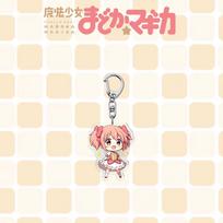 New Magical Girl Tomoe Mami Kaname Madoka Miki Sayaka Akemi Homura New Cute Creative Anime Acrylic Keychain Decorative Pendant