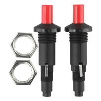 2pcs Gas Heater Outlet Piezo Button Electric Igniter Spark Plug- Gas Heater Outlet Piezo Plug- For Gas Fireplace Oven Heater