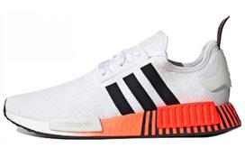 Adidas Originals NMD_R1 'Glitch - White Solar Red' FV3648 45⅓