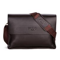 Klasikinės pečių rankinės Prabangios Vintažinės Vyriškos Rankinės Berniukams Vandeniui Atsparios PU Odinės Verslo Stiliaus Vyriškos Messenger Crossbody Laisvalaikio Rankinės 31x25x7cm ruda