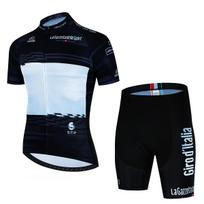 Tour De Italia Giro Cycling Jersey Bib Short Set 2025 Mens Mountain Bicycle Clothing Short Sleeve Suit Sports MTB Bike Training XS（old）
