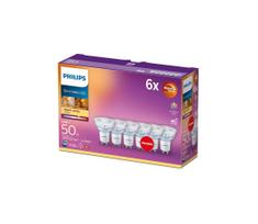 RINKINYS 6x LED Reguliuojama lemputė Philips Warm Glow GU10/3,8W/230V 2200-2700K