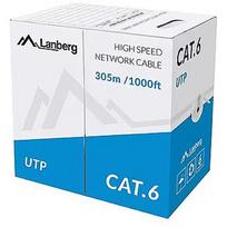 Lanberg LCU6-11CU-0305-S networking cable Grey 305 m Cat6 U/UTP (UTP) LCF5-11CU-0305-S