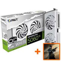 Palit GeForce RTX 5060 Ti, 8GB GDDR7, White OC (DLSS 4) NE7506TU19P1-GB2062M