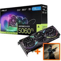 PNY Technologies GeForce RTX 5060 Ti, 8GB GDDR7, EPIC-X RGB Triple Fan (DLSS 4) VCG5060T8TFXXPB1-O