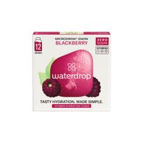 Waterdrop Microdrink Blackberry gėrimo kubeliai su vitaminais, 12 vnt.