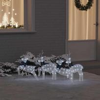 LED elniai 4 pcs Balta audinys