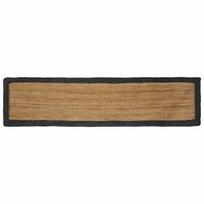 Zoninės kiliminės dangos Tamsiai pilka 60 x 250 cm Džiutas