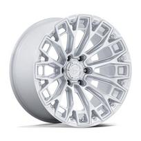 R20x10J 8X165.1 ET-18 CB-125.1 Gloss Silver W/ Machined Face