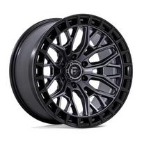 R20x9J 5X127 ET1 CB-71.6 Matte Gunmetal W/ M-Blk Lip