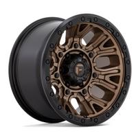 R20x10J 8X180 ET-18 CB-124.2 Matte Bronze With Black Ring