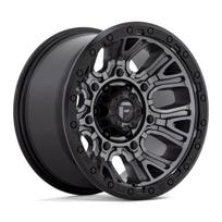 R20x9J 6X139.7 ET1 CB-106.1 Matte Gunmetal With Black Ring