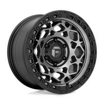 R17x9J 6X139.7 ET1 CB-106.1 Gunmetal With Matte Black Ring