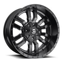 R17x9J 6X139.7 ET-12 CB-106.1 Matte Black Gloss Black Lip