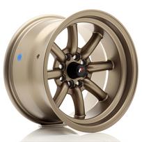 JR Wheels JR19 15x9 ET-13 4x100/114 Matt Bronze Alloy Wheel