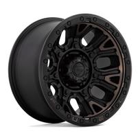 R17x9J 6X139.7 ET1 CB-106.1 Matte Black With Double Dark Tint