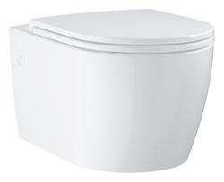 Klozetas GROHE START ROUND CERAMIC, pakabinamas, berėmis, lėtai nusileidžiantis dangtis, greito nuėm