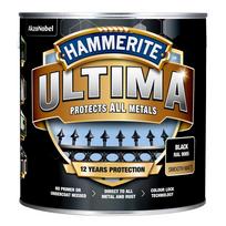 Metalo dažai HAMMERITE ULTIMA MATT BLACK, 2,2L