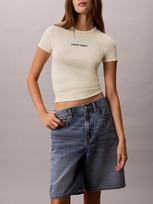 CALVIN KLEIN JEANS Moteriški marškinėliai trumpomis rankovėmis