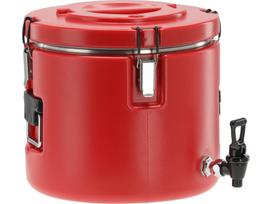 Termosas maisto transportavimui apvalus | su čiaupu | 15l (YG-09231)