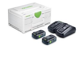 Festool energijos komplektas SYS 18V 2xTBX 4/TCL 6 DUO
