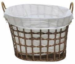 Skalbinių krepšys Kipit, 40 l, ruda sp., 55.6 cm x 42.5 cm