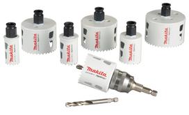 Gręžimo karūnų rinkinys Makita E-12295 (7vnt, 25–76mm)