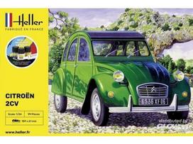 Heller - Citroėn 2 CV , Dovanų komplektas, 1/24, 56765
