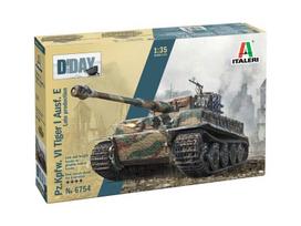 Italeri - Sd.Kfz.181 Panzerkampfwagen Tiger I Ausf.E (Late Production) D-Day 80th Anniversary, 1/35, 6754