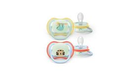 Čiulptukai Philips Avent Ultra Air Night, 0-6mėn., 2 vnt.