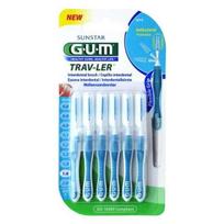 Tarpdančių šepetėliai GUM Sunstar GUM Interdental Brush 1314 TRAV-LER 0,8 mm, 6 vnt.