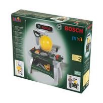 Žaislinis meistro įrankių rinkinys, meistro darbo stalas Klein Bosch Mini, žalia sp.
