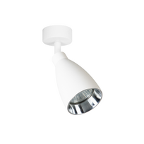 Šviestuvas lubų Light Prestige Campana, GU10, 1 x 8 W, balta sp.