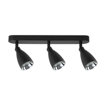 Šviestuvas lubų Light Prestige Campana, GU10, 3 x 8 W, juoda sp.