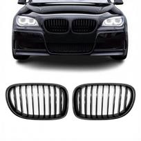 Priekinės grotelės skirtos BMW F01 / F02 (08-15), juodos blizgios