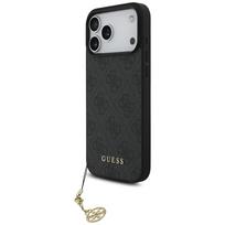 Guess 4G Žavesio Kolekcijos MagSafe dėklas iPhone 17 Pro Max - juodas