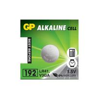 GP baterija (AG3) šarminė mygtukų GP192 / LR41 192F-U10 (10 baterijų / pakelyje) 1.55V
