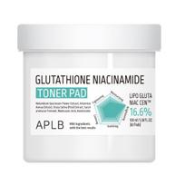 APLB Glutathione Niacinamide Toner Pad veido valymo padeliai, 60 vnt.