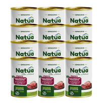 Natua (šuo) – 12x400 g skardinė – Specialus monoproteininis kumpis šuniukams – Kumpis šuniukams
