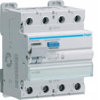 Hager 40a 30ma Tipas F 3p+n 10ka Rcd jungiklis