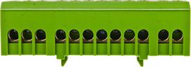 Izoliuotas gnybtas Din bėgeliui, mėlynas, 7x16mm²