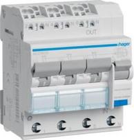 Hager Adz360d 3x1+n 10a 30ma 6ka A tipo diferencialinis jungiklis