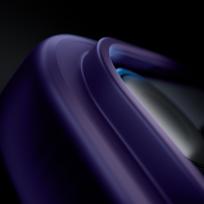 "3mk Smoke MagCase" dėklas "iPhone 17 Pro Max" - violetinės spalvos permatomas