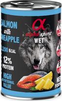 Šlapias šunų maistas Alpha Spirit WET, lašiša/ananasas, 0.4 kg