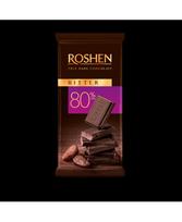Juodasis šokoladas Roshen Bitter 80%, 85 g