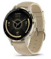 Garmin 010-02785-55 Išmanusis arba sportinis laikrodis 3,05 cm (1.2") AMOLED 41 mm Skaitmeninis 390 x 390 pikseliai Lietimui jautrus ekranas Auksas „Wi-Fi“ GPS (palydovinis)