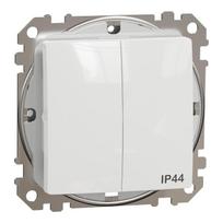 2 klavišų jungiklis Schneider Sedna Design SDD211105 (baltas, IP44)