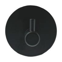 Su montavimu be gręžimo matinės juodos spalvos iš metalo kabliai 2 vnt. Fixeo – douceur d'intérieur