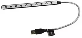 Esperanza EA148 nešiojamojo kompiuterio USB LED lempa - balta