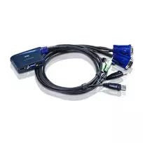 Aten 2 prievadų USB VGA / garso kabelio KVM jungiklis (1,8 m)